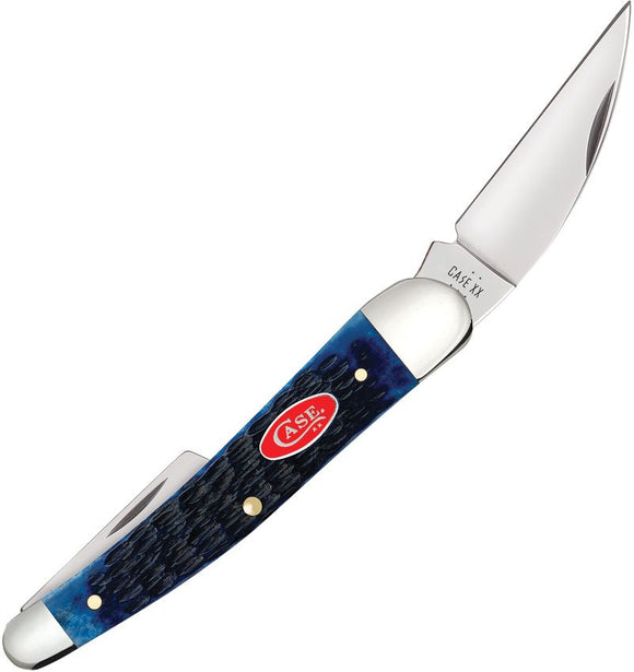 Case Seahorse Whittler Navy Bone