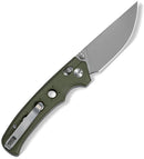 Civivi Noctis Crossbar Lock Green Micarta-3
