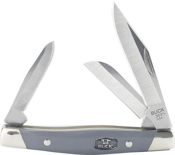 Buck Cadet Gray Nickel Silver