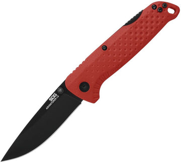 SOG Adventurer Lockback Red/Blk