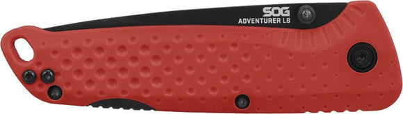 SOG Adventurer Lockback Red/Blk