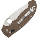 Spyderco Manix 2 XL Brn Canvas Micarta-2